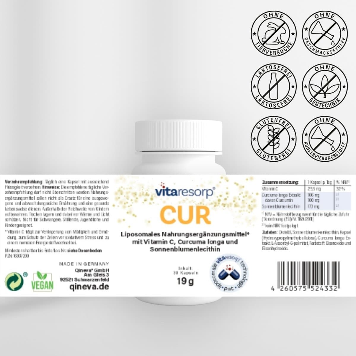 Liposomales Curcumin Vegan, Bild 2