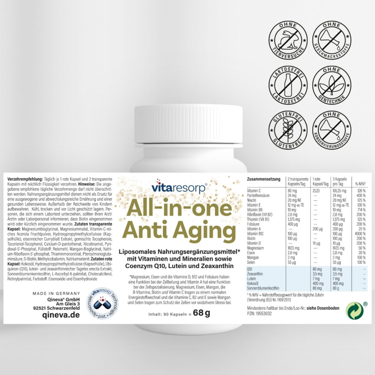 All in One - Anti Aging Gold – Bild 2